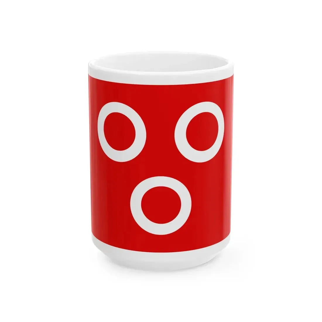 Flag of Macon alt (France) White Coffee Mug 15oz - Go Mug Yourself