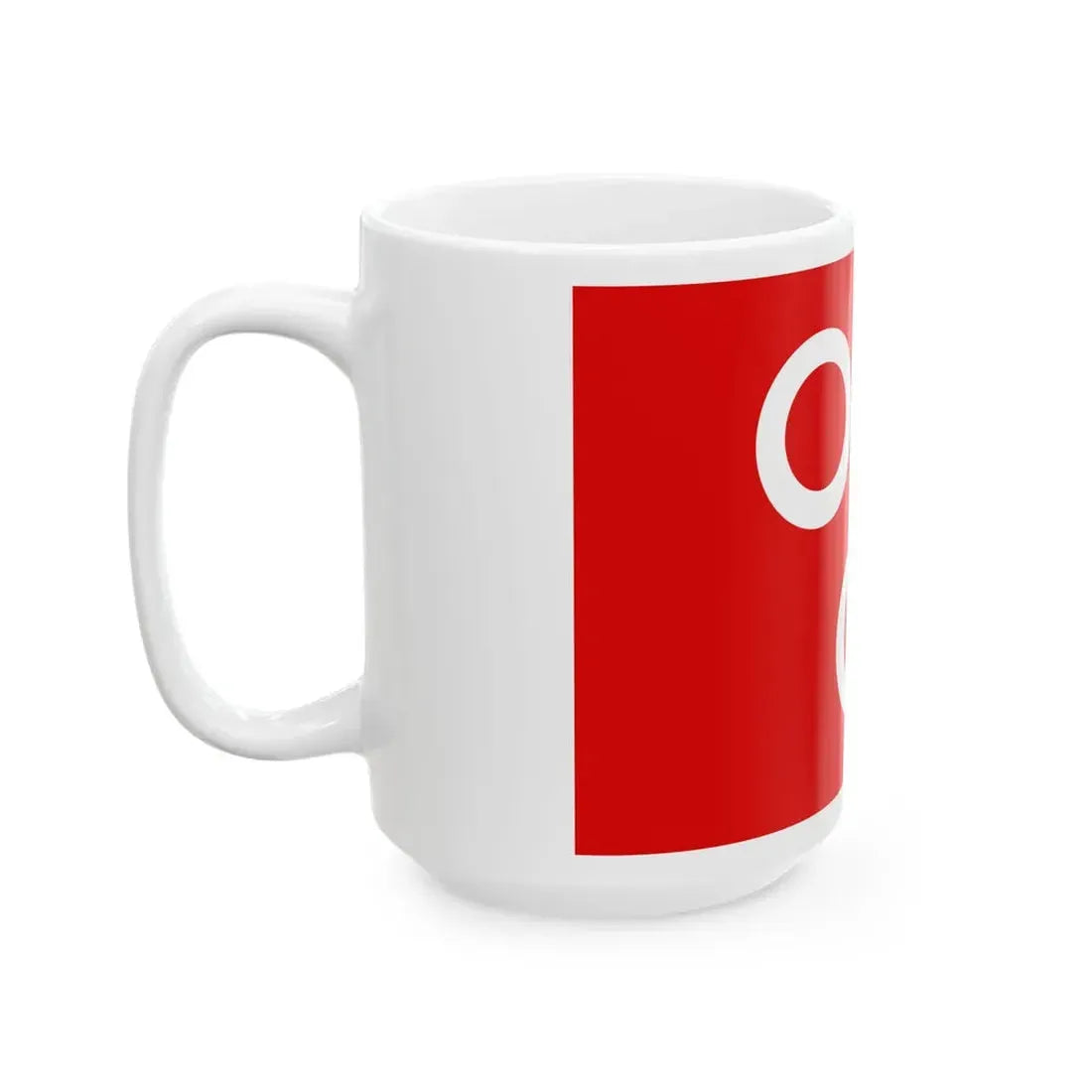 Flag of Macon alt (France) White Coffee Mug - Go Mug Yourself