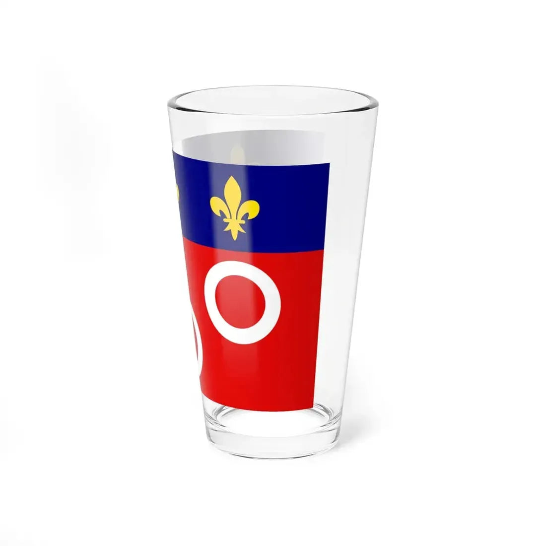 Flag of Macon (France) Pint Glass 16oz - Go Mug Yourself