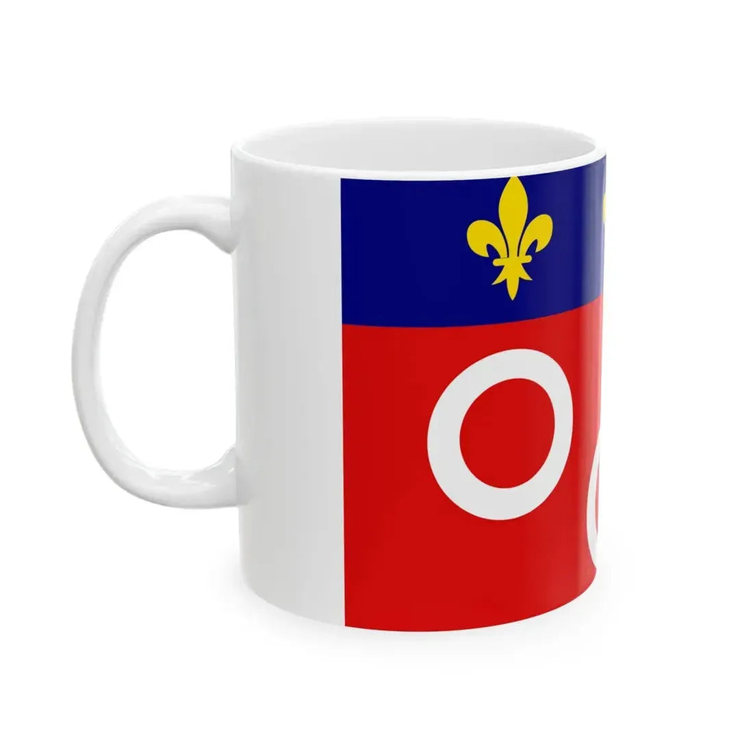 Flag of Macon (France) White Coffee Mug - Go Mug Yourself
