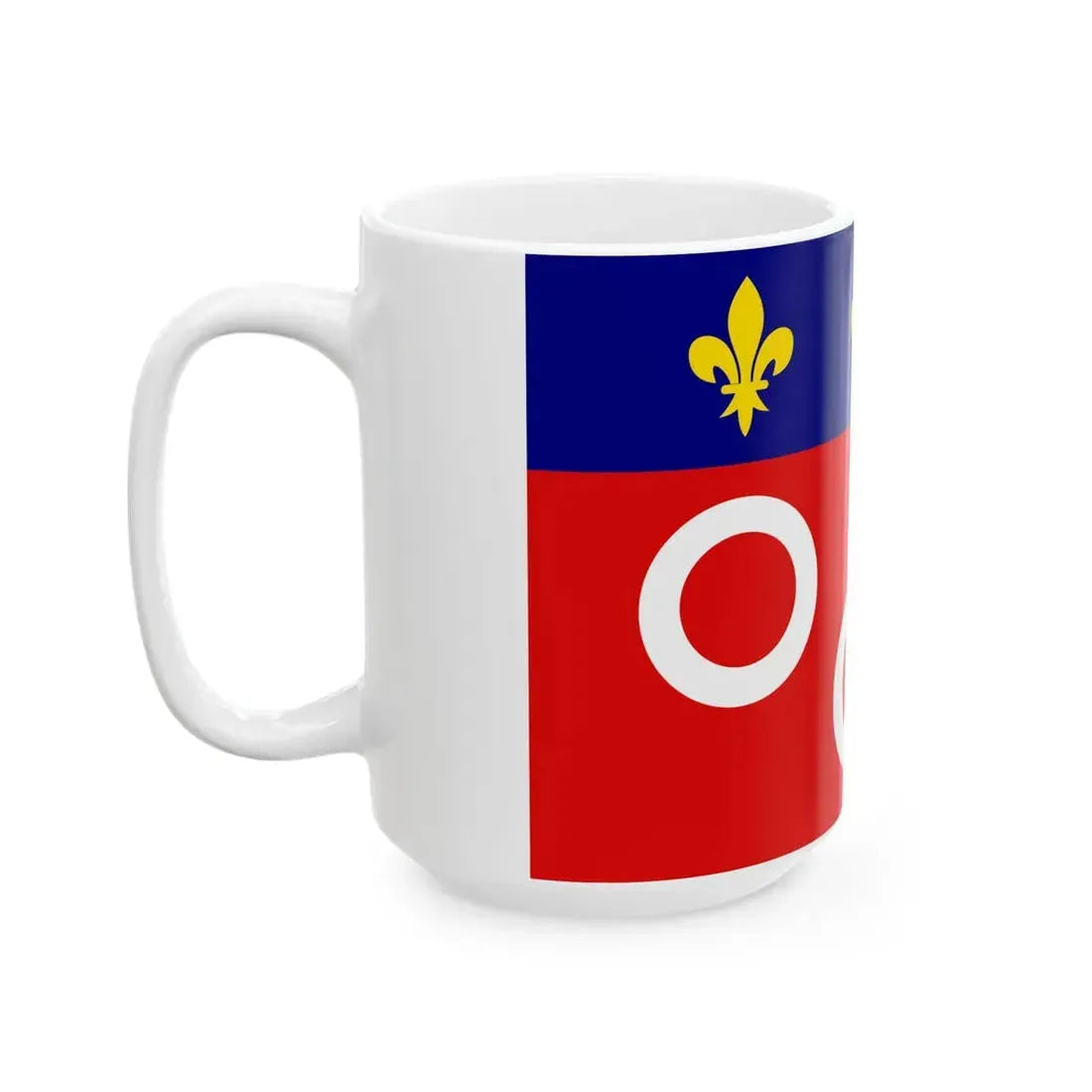Flag of Macon (France) White Coffee Mug - Go Mug Yourself