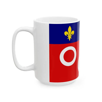 Flag of Macon (France) White Coffee Mug - Go Mug Yourself