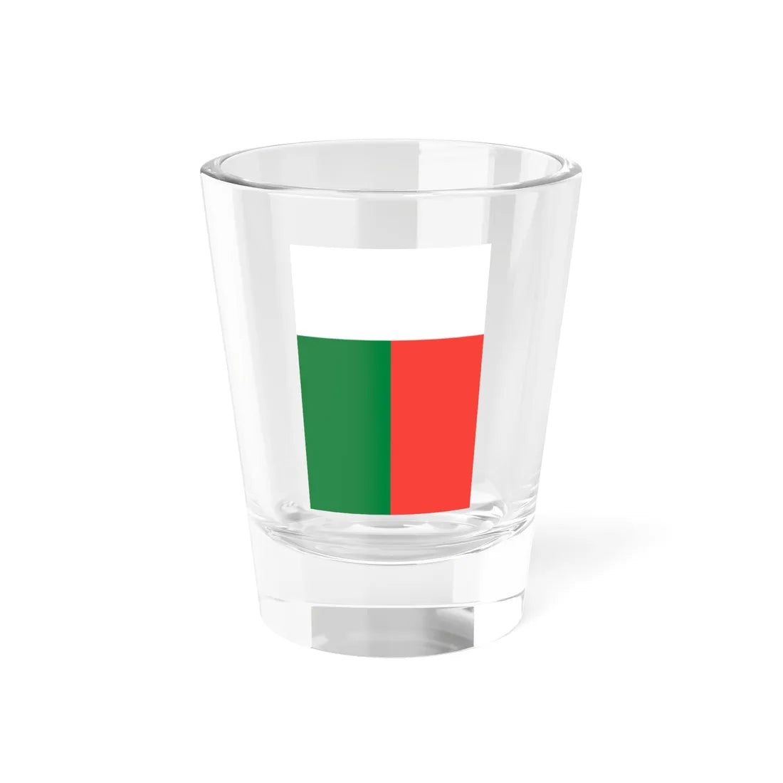 Flag of Madagascar vertical (Madagascar) Shot Glass 1.5oz 1.5oz - Go Mug Yourself