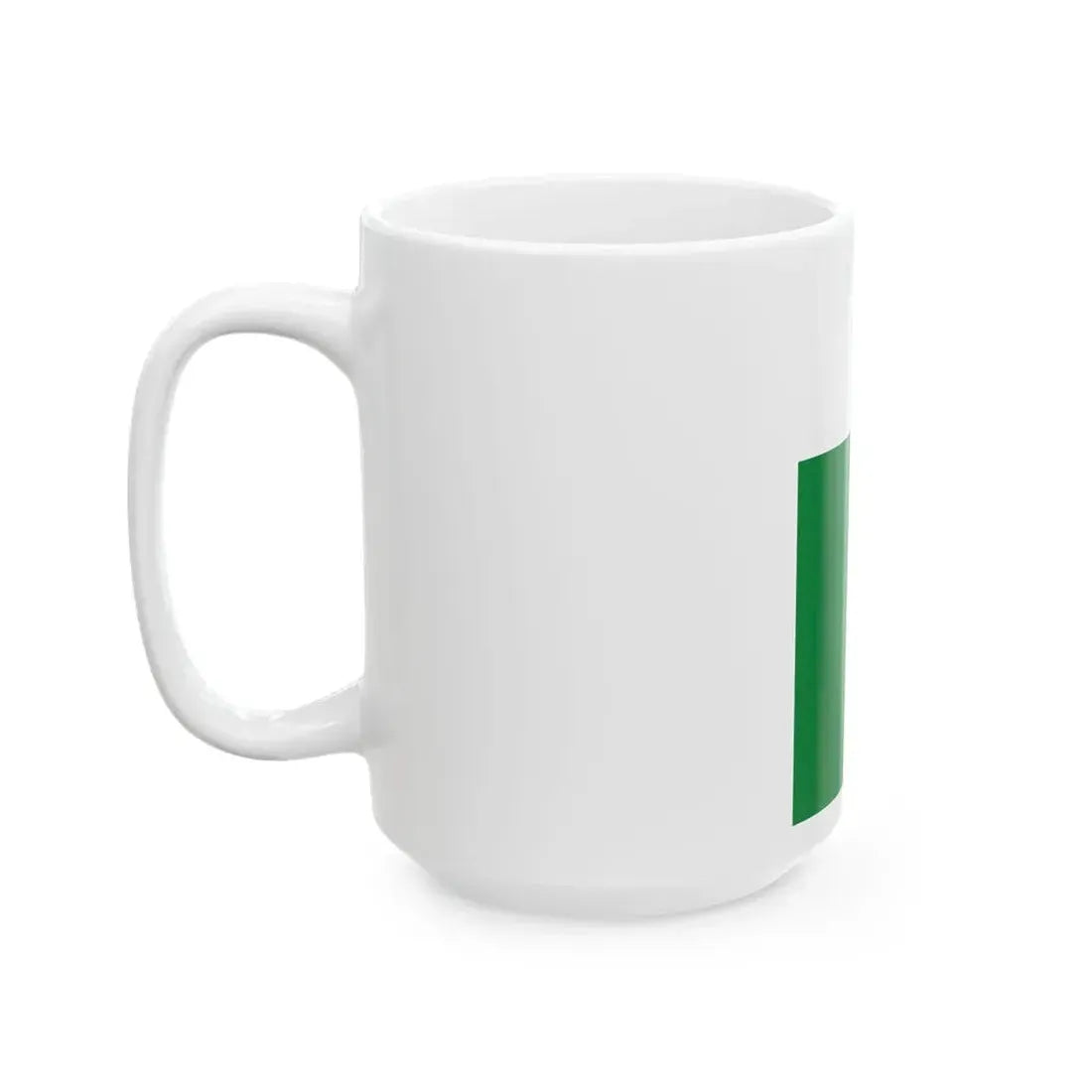 Flag of Madagascar vertical (Madagascar) White Coffee Mug - Go Mug Yourself