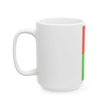 Flag of Madagascar WFB 2000 (Madagascar) White Coffee Mug - Go Mug Yourself