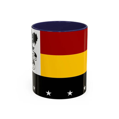 Flag of Madang Papa New Guinea - Accent Coffee Mug 11oz Navy - Go Mug Yourself