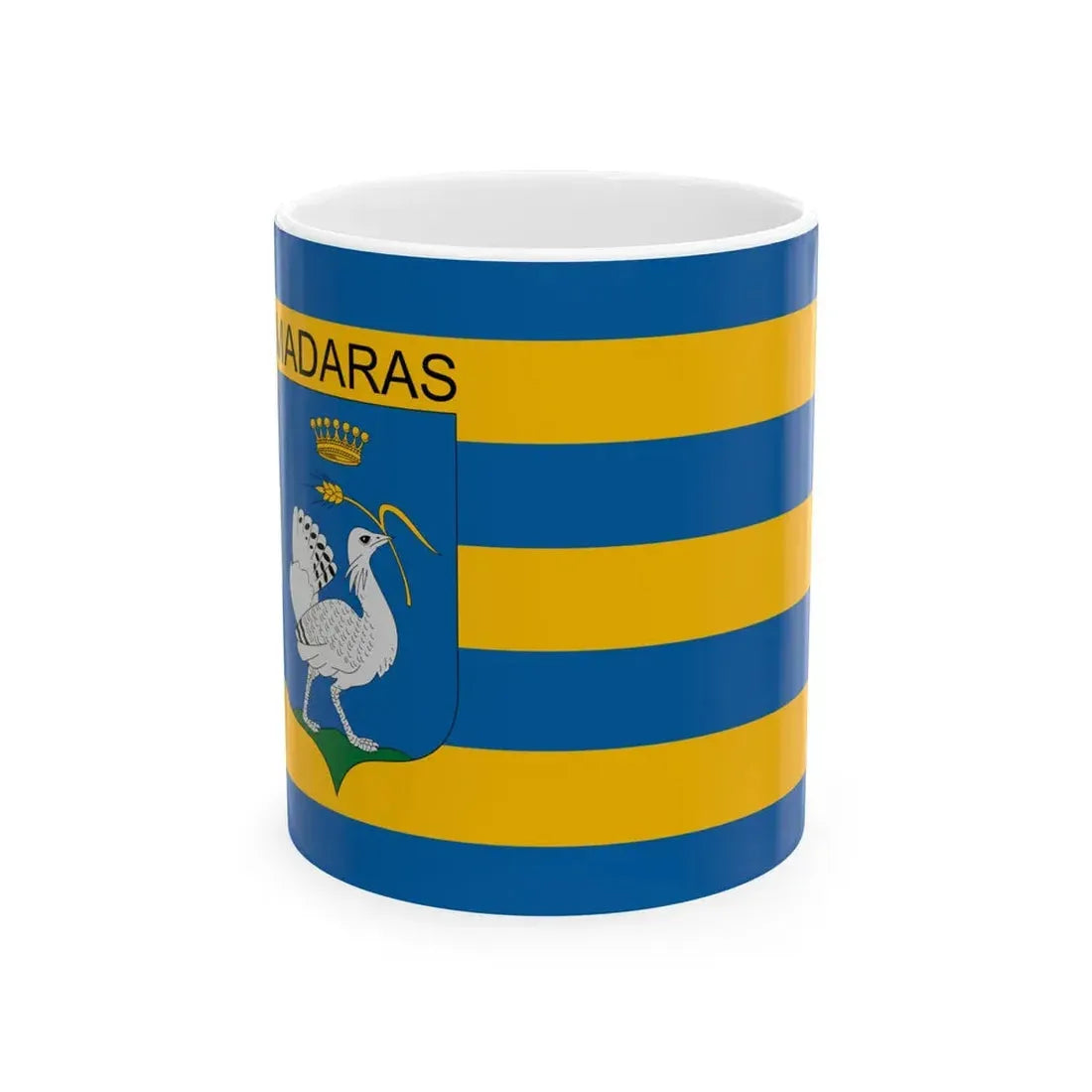 Flag of Madaras (Hungary) White Coffee Mug 11oz - Go Mug Yourself