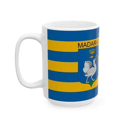 Flag of Madaras (Hungary) White Coffee Mug - Go Mug Yourself
