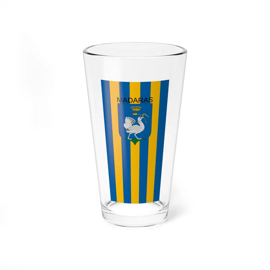 Flag of Madaras vertical (Hungary) Pint Glass 16oz 16oz - Go Mug Yourself