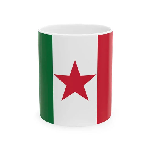 Flag of Madhesi Jana Adhikar Forum (Nepal) White Coffee Mug 11oz - Go Mug Yourself