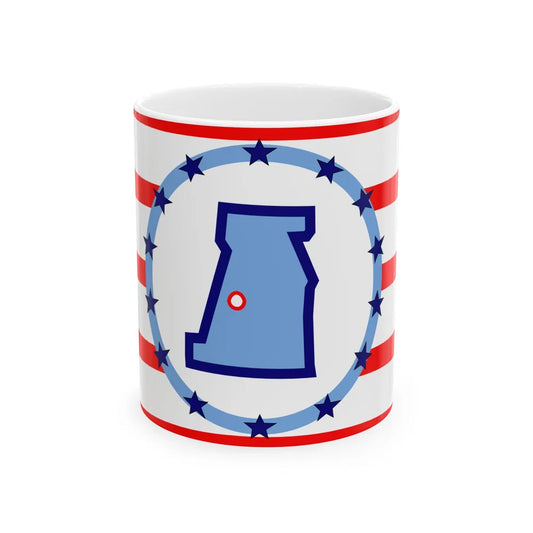 Flag of Madison County Ohio (United States) White Coffee Mug 11oz - Go Mug Yourself