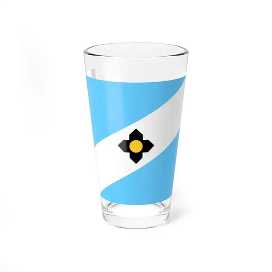 Flag of Madison, Wisconsin - Pint Glass 16oz 16oz - Go Mug Yourself