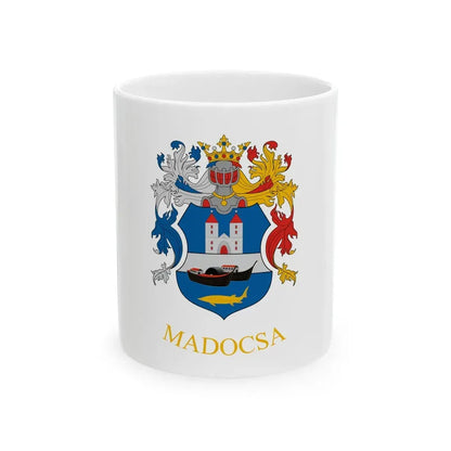 Flag of Madocsa (Hungary) White Coffee Mug 11oz - Go Mug Yourself