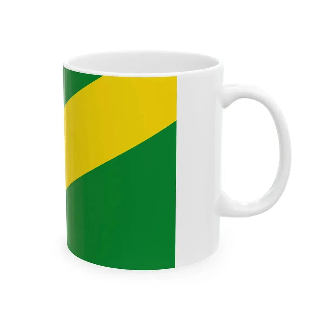 Flag of Madre de Dios Department (Peru) White Coffee Mug - Go Mug Yourself