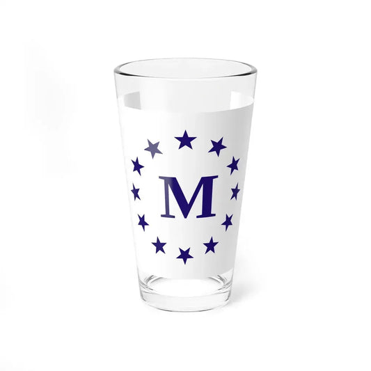 Flag of Madrid, Iowa - Pint Glass 16oz 16oz - Go Mug Yourself