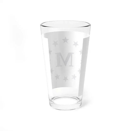 Flag of Madrid, Iowa - Pint Glass 16oz - Go Mug Yourself