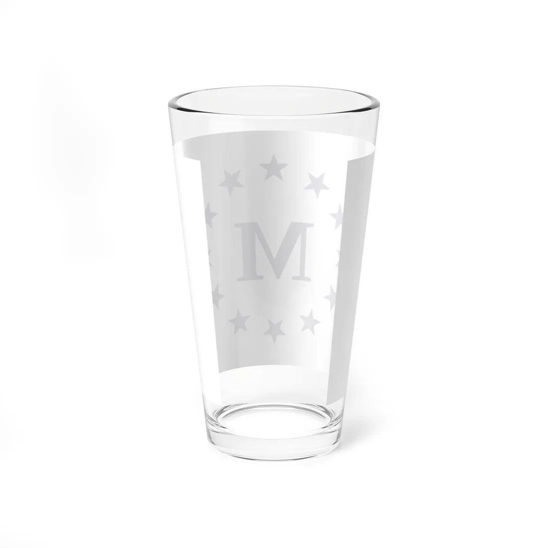 Flag of Madrid Iowa (United States) Pint Glass 16oz - Go Mug Yourself
