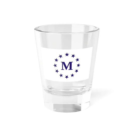 Flag of Madrid Iowa (United States) Shot Glass 1.5oz 1.5oz - Go Mug Yourself