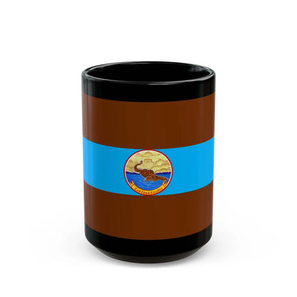 Flag of Mae Hong Son Province Thailand - Black Coffee Mug 15oz - Go Mug Yourself