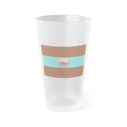 Flag of Mae Hong Son Province Thailand - Frosted Pint Glass 16oz 16oz Frosted - Go Mug Yourself