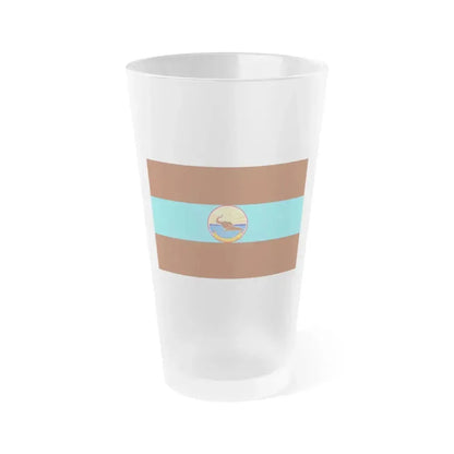 Flag of Mae Hong Son Province Thailand - Frosted Pint Glass 16oz - Go Mug Yourself