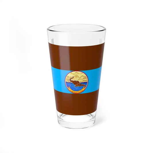 Flag of Mae Hong Son Province Thailand - Pint Glass 16oz 16oz - Go Mug Yourself