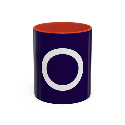 Flag of Maebashi Gunma Japan - Accent Coffee Mug 11oz Red - Go Mug Yourself