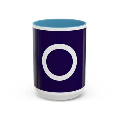 Flag of Maebashi Gunma Japan - Accent Coffee Mug 15oz Light Blue - Go Mug Yourself