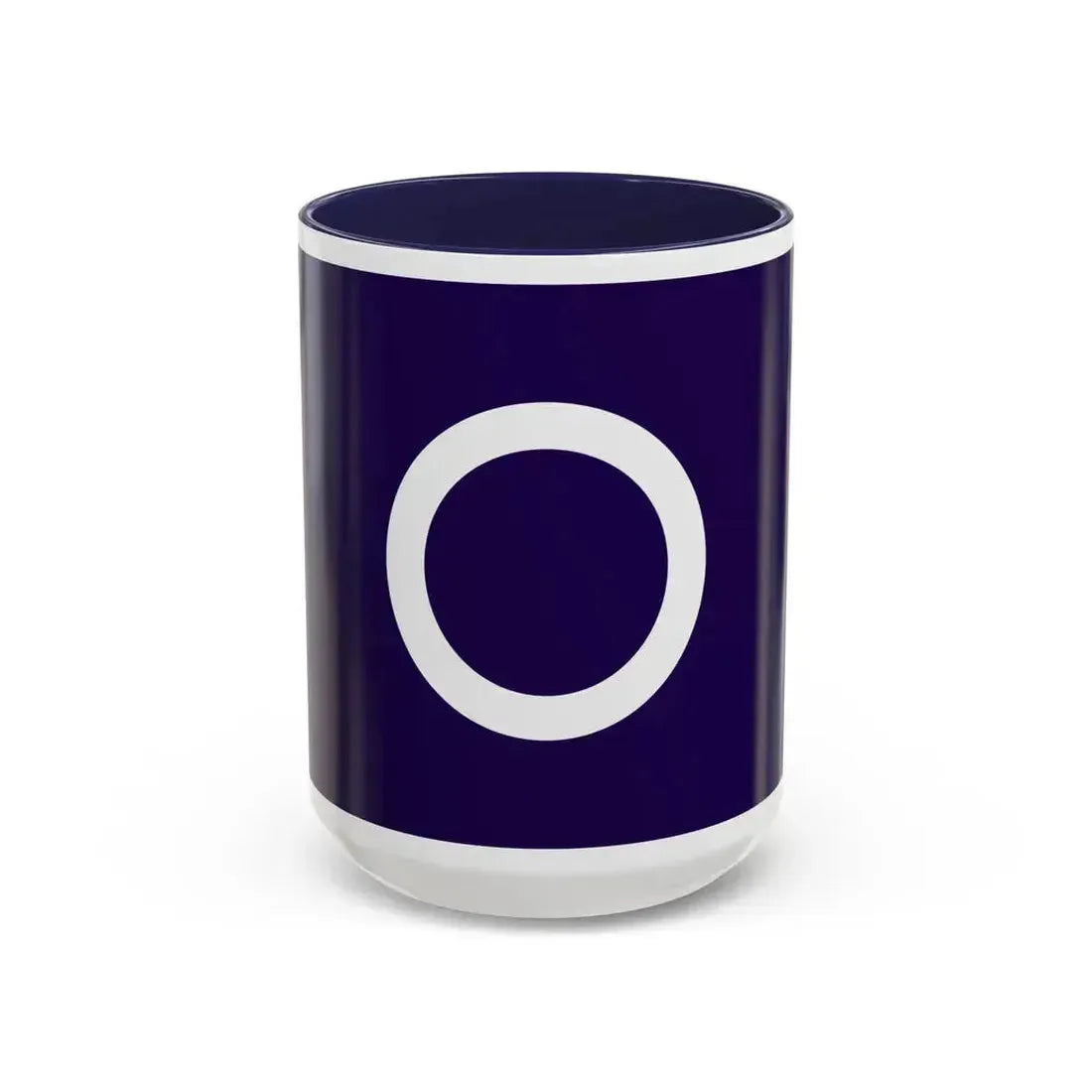 Flag of Maebashi Gunma Japan - Accent Coffee Mug 15oz Navy - Go Mug Yourself