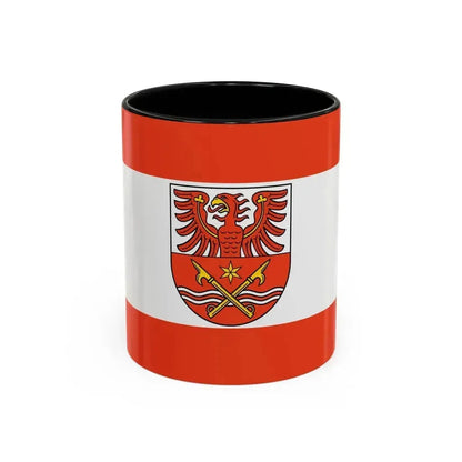 Flag of Maerkisch Oderland Germany - Accent Coffee Mug 11oz Black - Go Mug Yourself