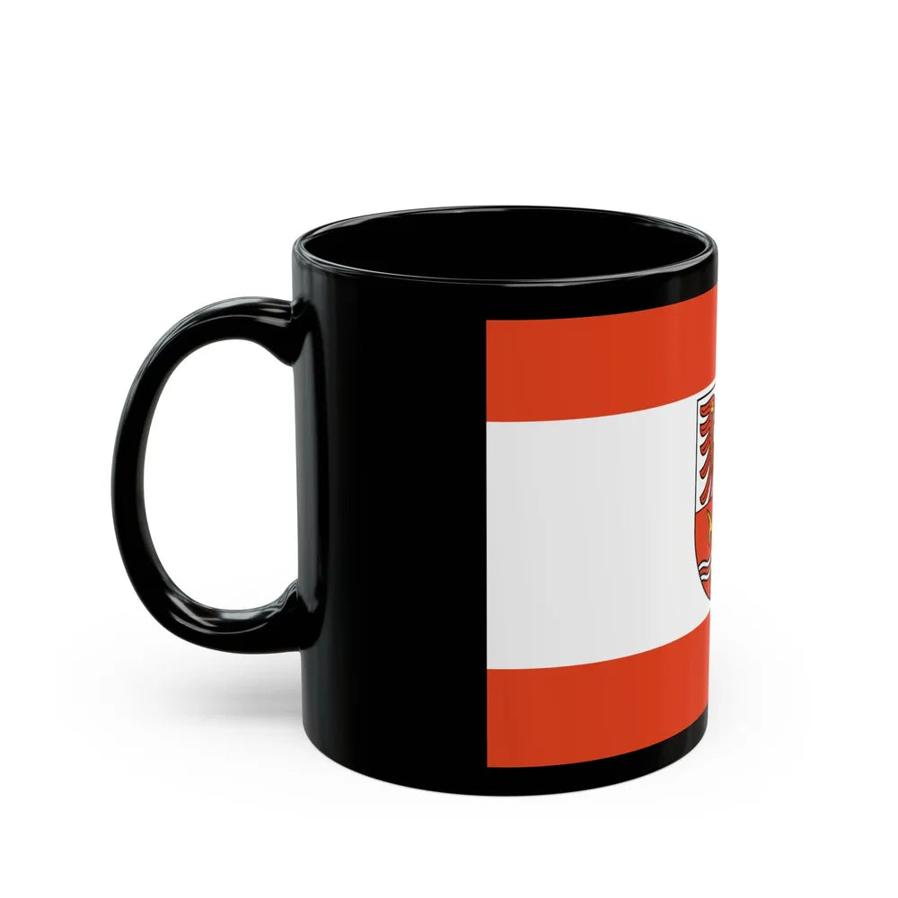 Flag of Maerkisch Oderland Germany - Black Coffee Mug-Go Mug Yourself