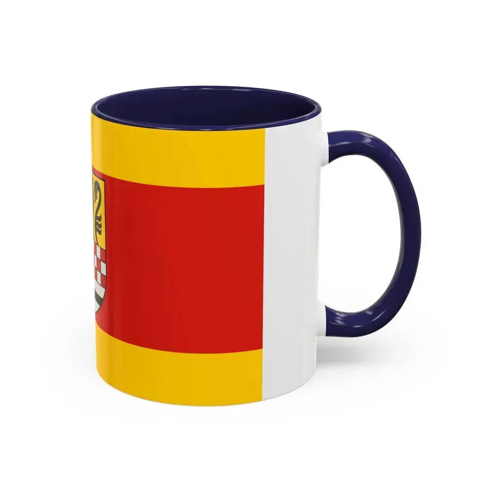 Flag of Maerkischer Germany - Accent Coffee Mug - Go Mug Yourself