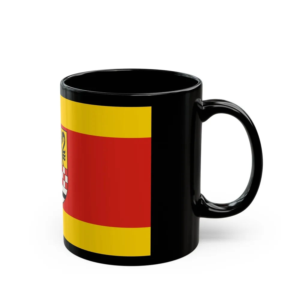 Flag of Maerkischer Germany - Black Coffee Mug-Go Mug Yourself