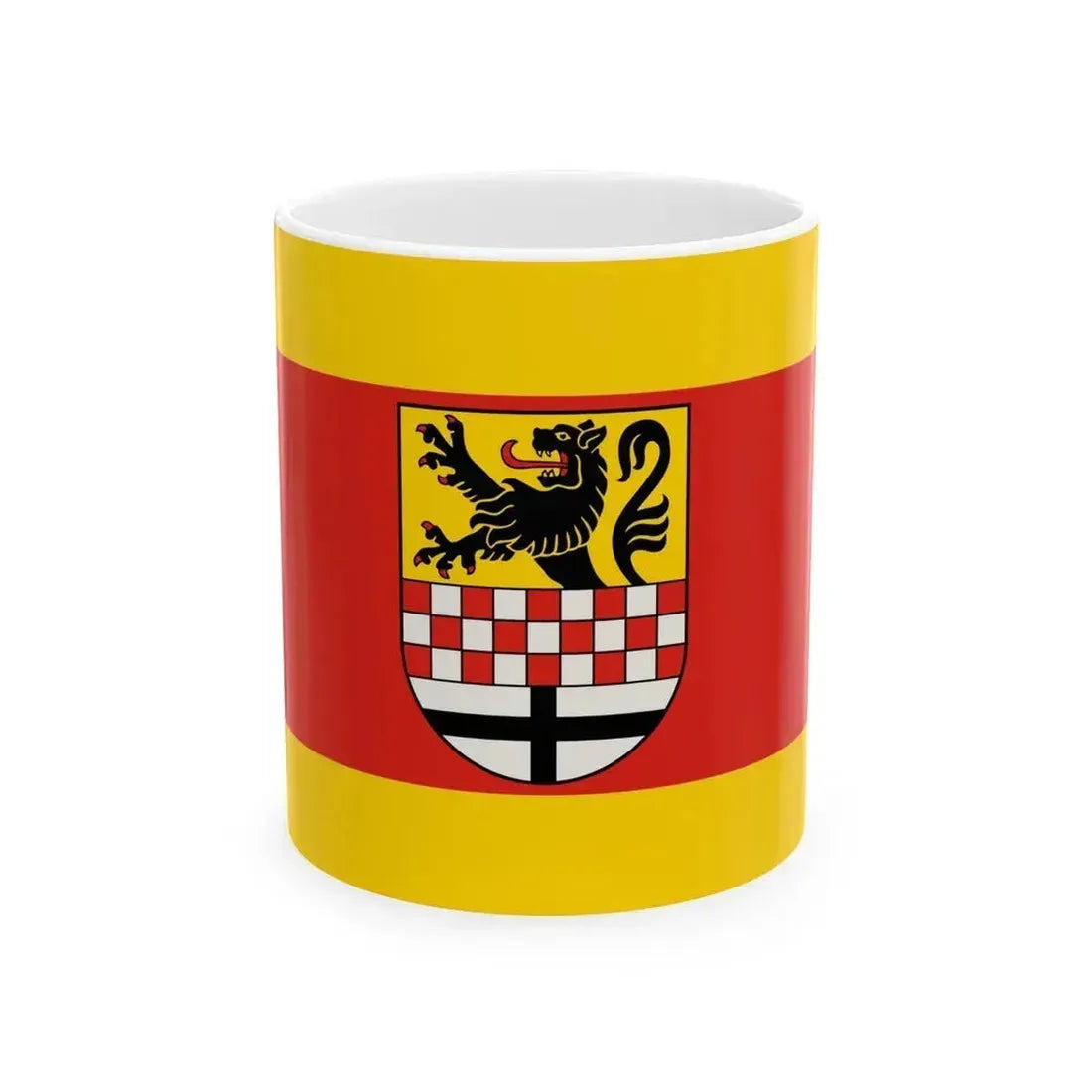Flag of Maerkischer Germany - White Coffee Mug - Go Mug Yourself