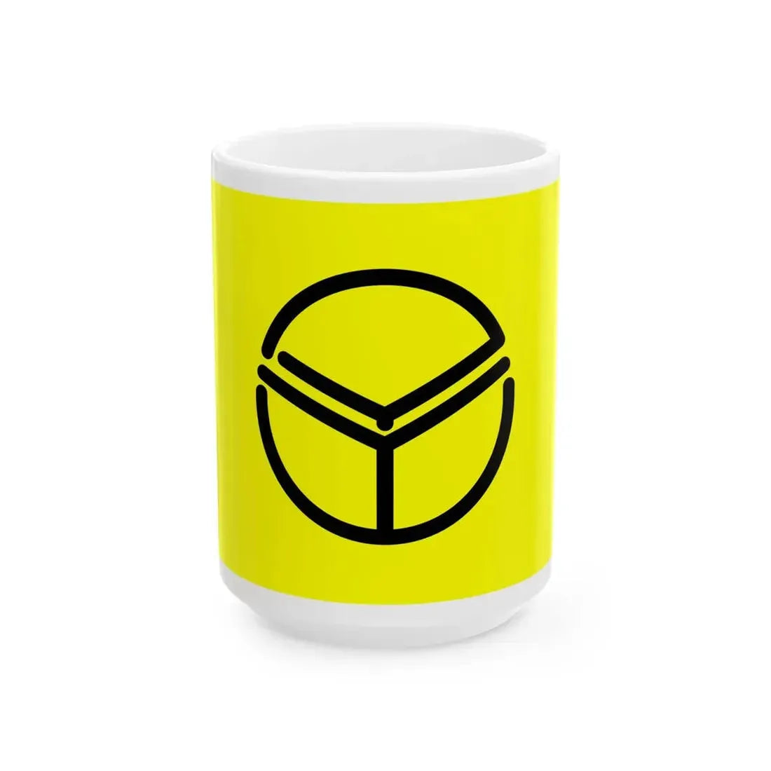 Flag of Maetsue Oita 1974-2005 (Japan) White Coffee Mug 15oz - Go Mug Yourself