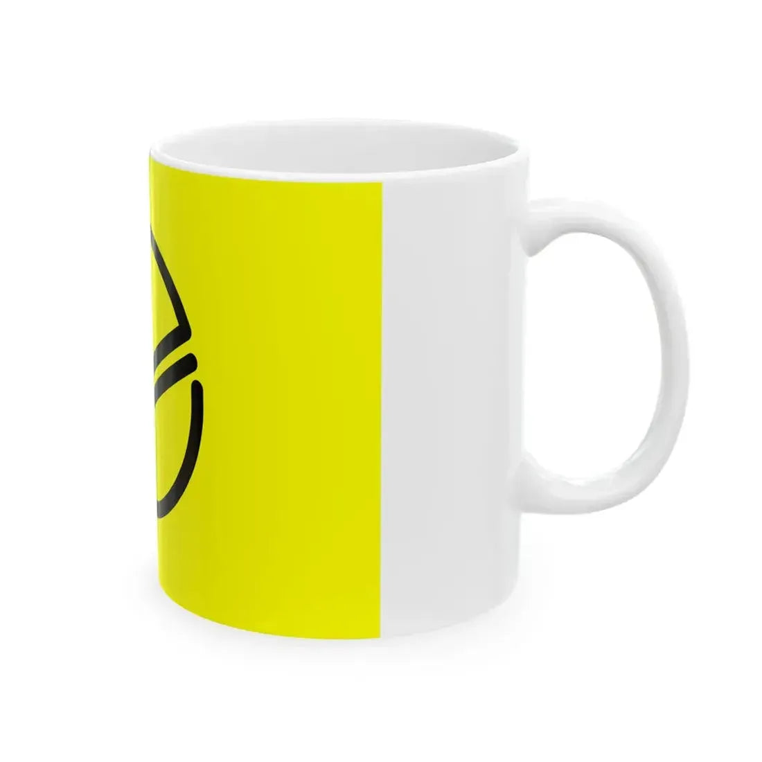 Flag of Maetsue Oita 1974-2005 (Japan) White Coffee Mug - Go Mug Yourself