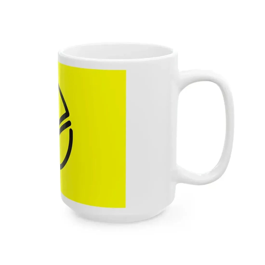 Flag of Maetsue Oita 1974-2005 (Japan) White Coffee Mug - Go Mug Yourself