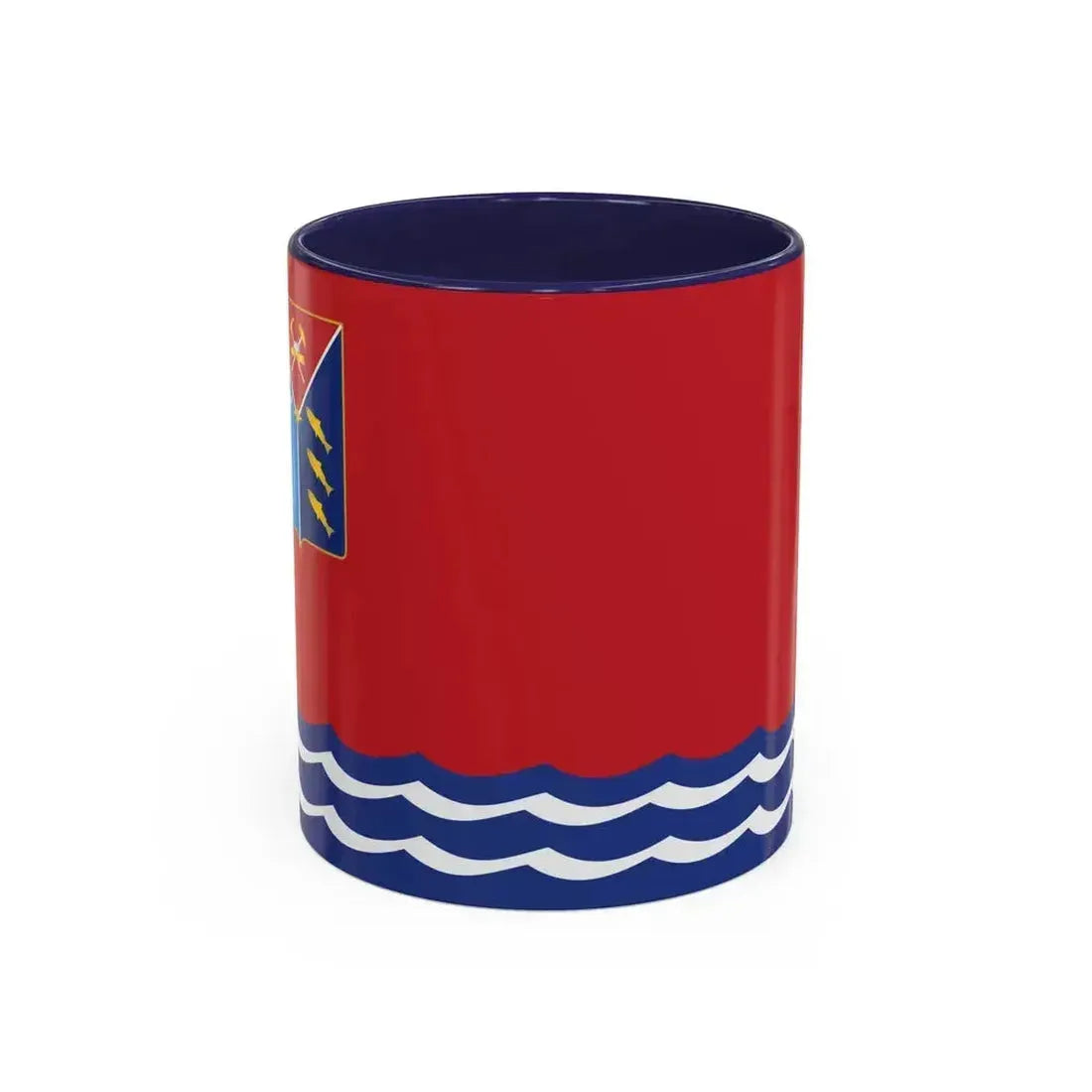 Flag of Magadan Oblast Russia - Accent Coffee Mug 11oz Navy - Go Mug Yourself
