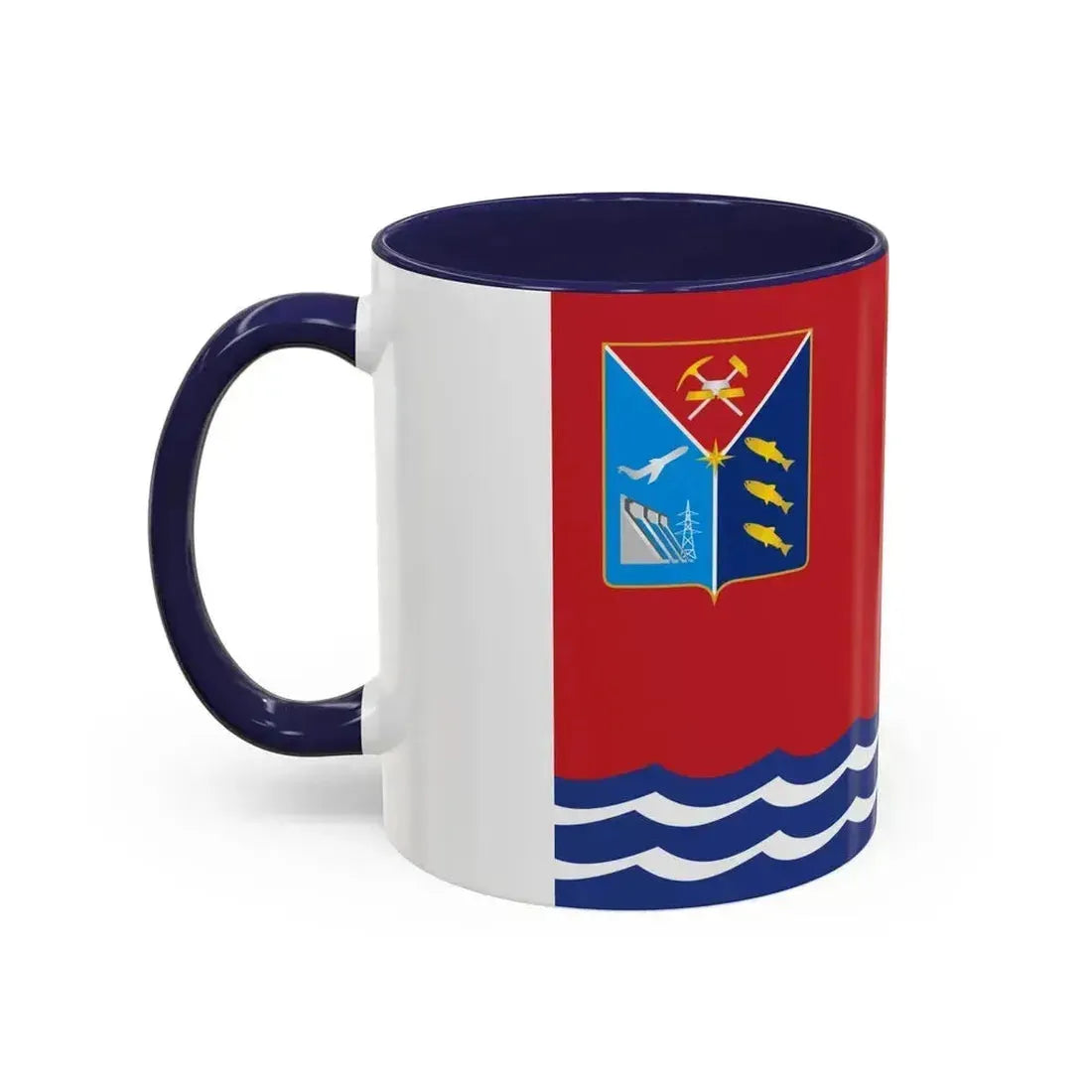 Flag of Magadan Oblast Russia - Accent Coffee Mug - Go Mug Yourself