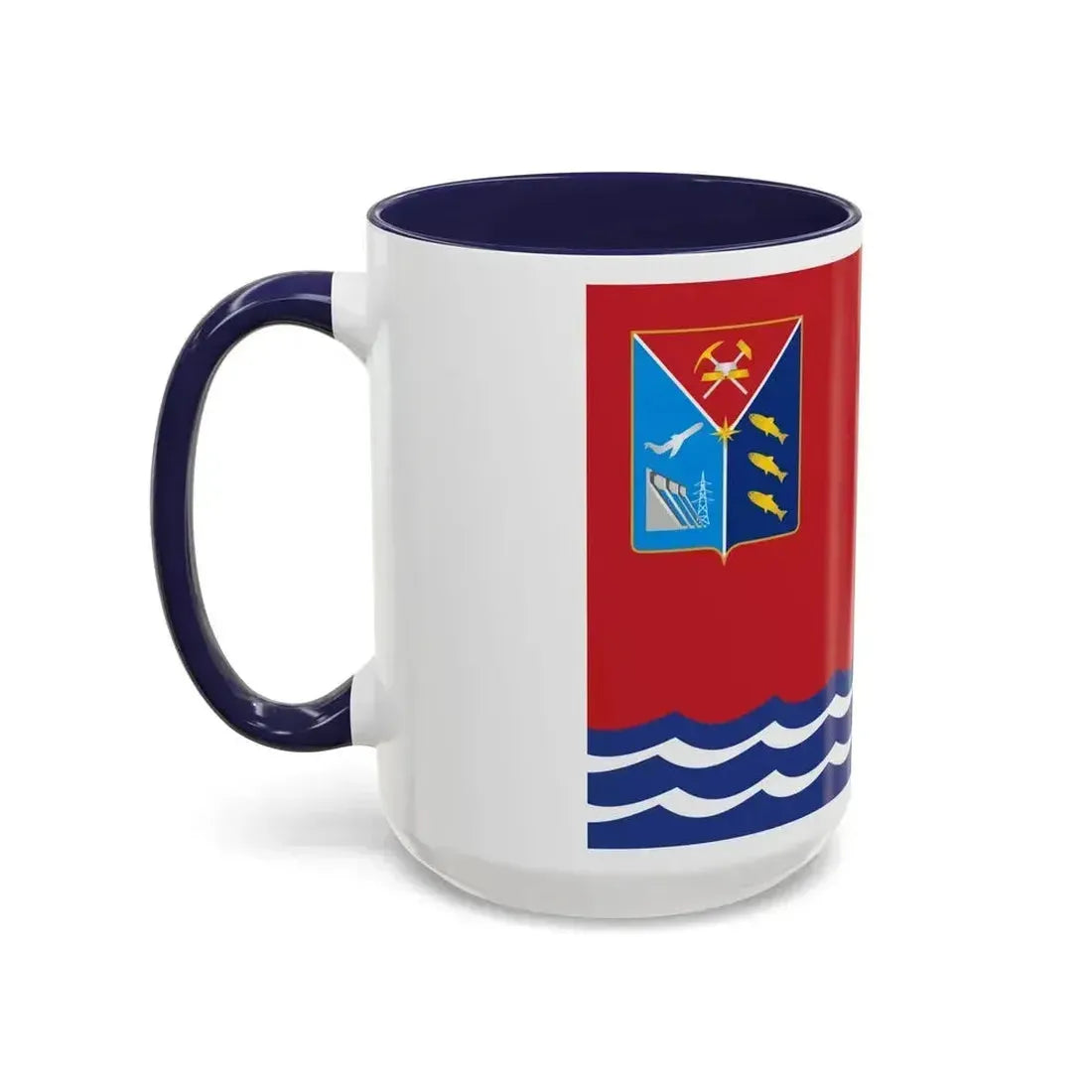 Flag of Magadan Oblast Russia - Accent Coffee Mug - Go Mug Yourself