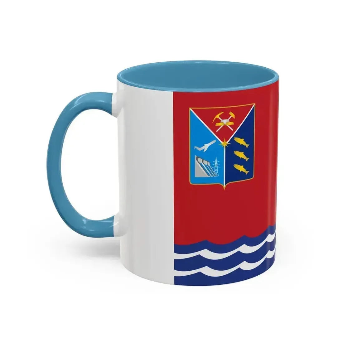 Flag of Magadan Oblast Russia - Accent Coffee Mug - Go Mug Yourself