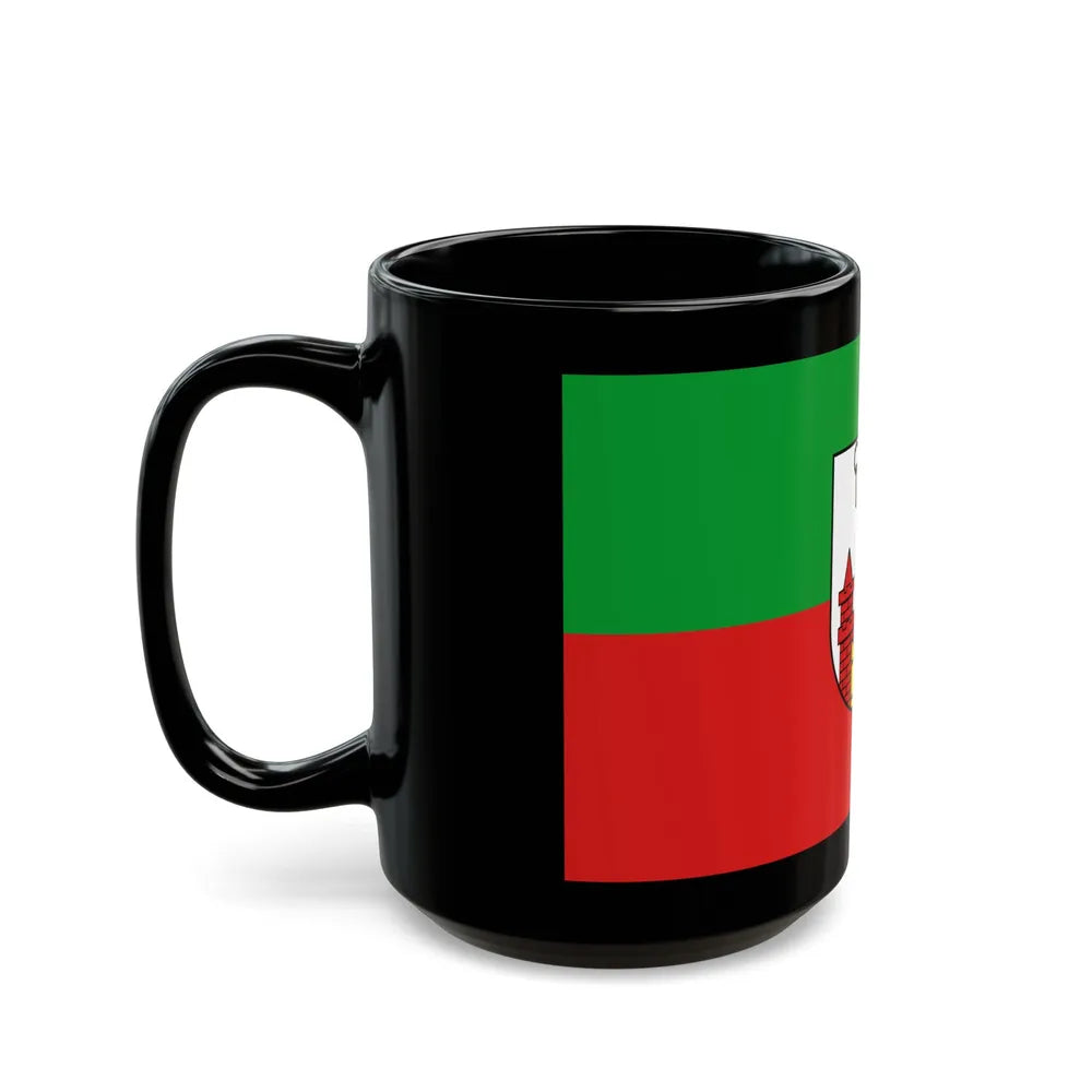 Flag of Magdeburg Germany - Black Coffee Mug-Go Mug Yourself