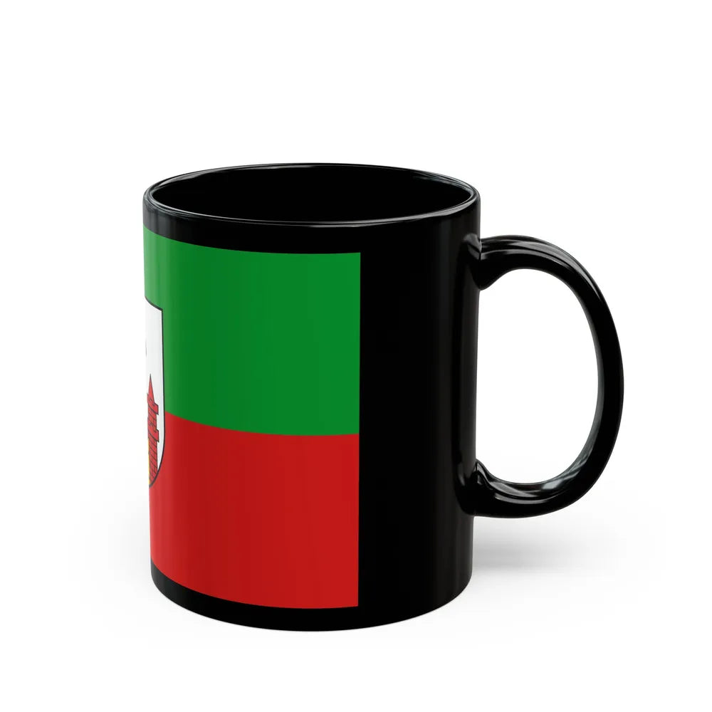 Flag of Magdeburg Germany - Black Coffee Mug-Go Mug Yourself