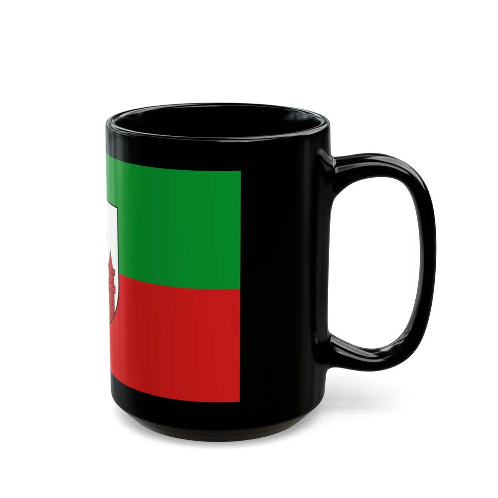 Flag of Magdeburg Germany - Black Coffee Mug-Go Mug Yourself