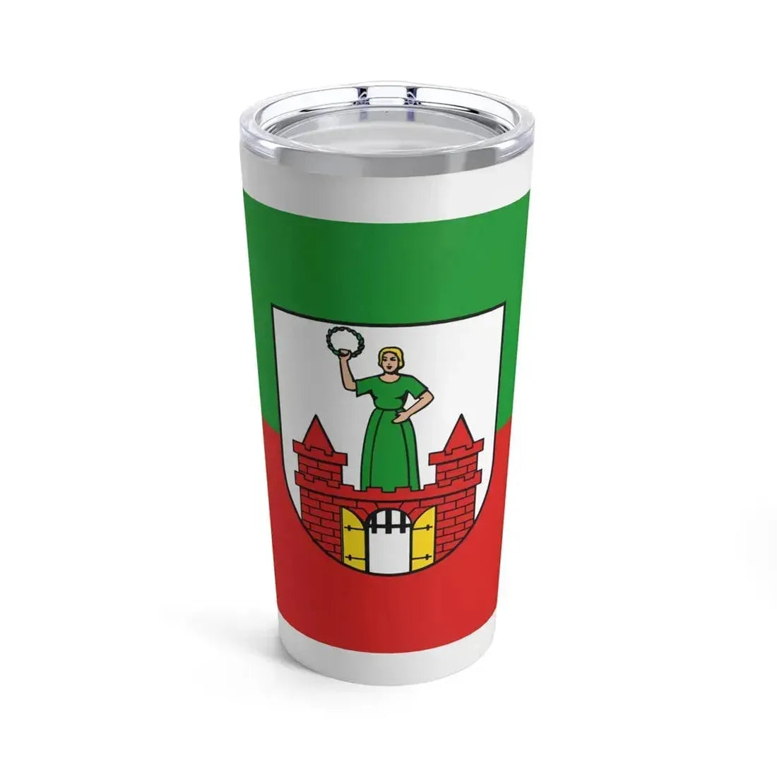 Flag of Magdeburg Germany - Tumbler 20oz 20oz - Go Mug Yourself