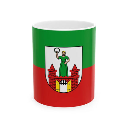 Flag of Magdeburg Germany - White Coffee Mug-11oz-Go Mug Yourself