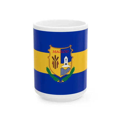Flag of Maglod (Hungary) White Coffee Mug 15oz - Go Mug Yourself