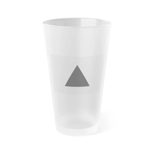 Flag of Magnitogorsk Russia - Frosted Pint Glass 16oz 16oz Frosted - Go Mug Yourself