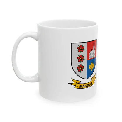 Flag of Magocs (Hungary) White Coffee Mug - Go Mug Yourself