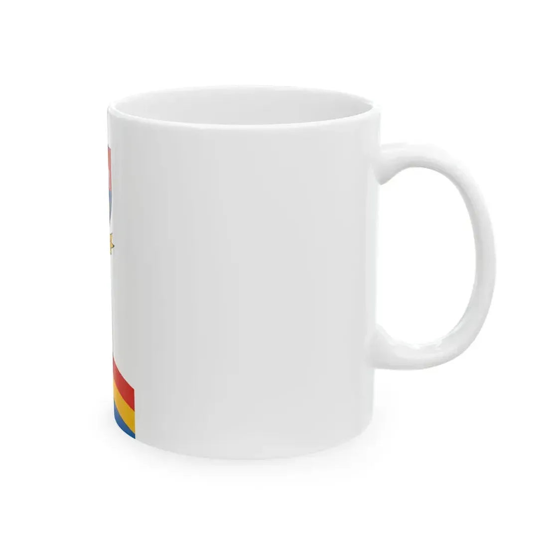 Flag of Magocs vertical (Hungary) White Coffee Mug - Go Mug Yourself